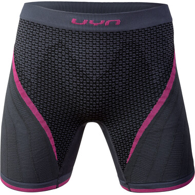 UYN ALPHA Women's Running Shorts Black/Grey/Pink 0
